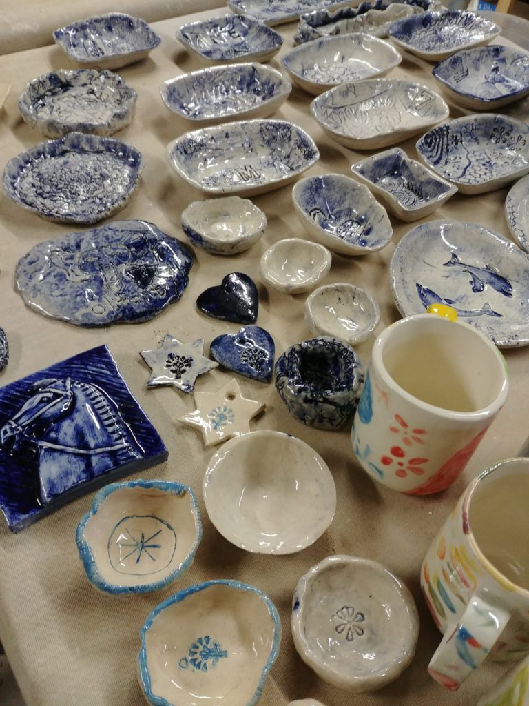 Stone ware, cobalt oxide