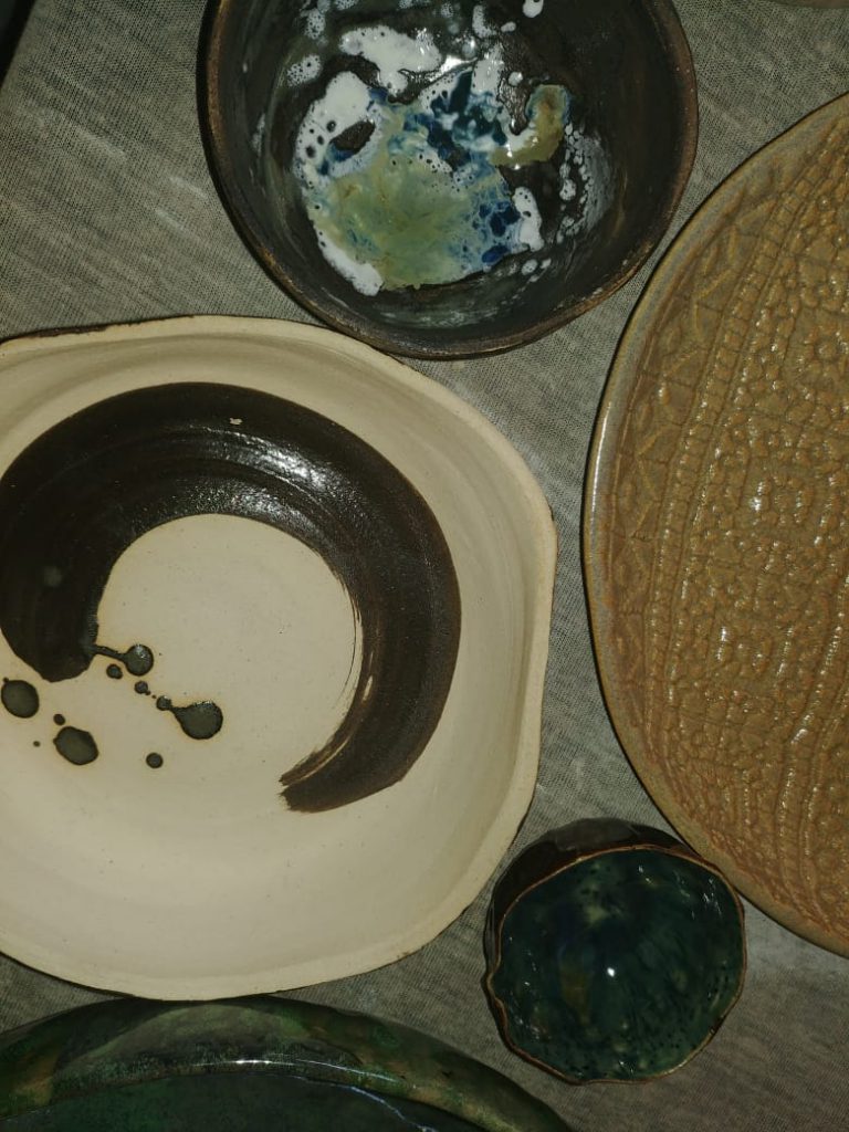 Ceramics, stoneware, black glaze